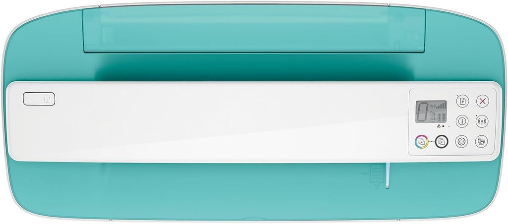 HP DeskJet 3755 Compact All-in-One Wireless Printer, Instant Ink, Works with Alexa - Seagrass Accent (J9V92A)