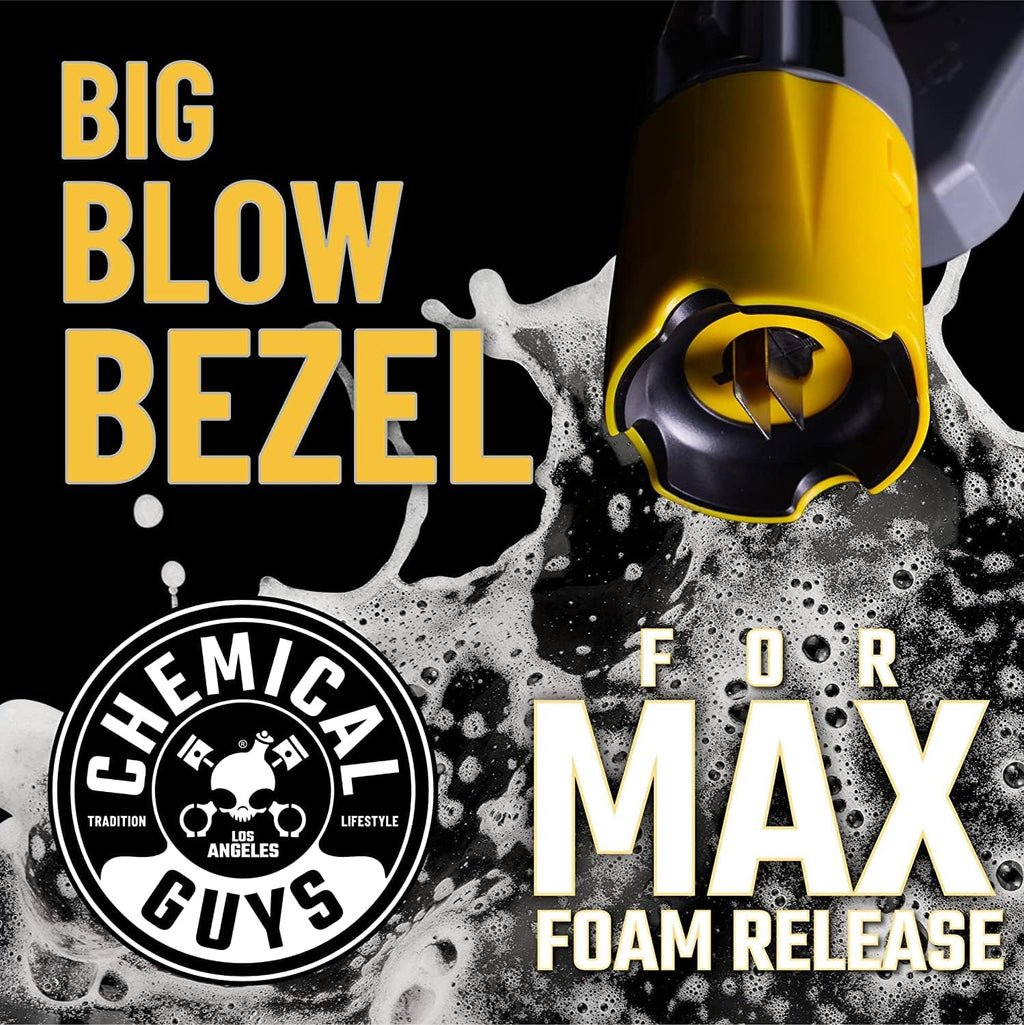 Chemical Guys Big Mouth Max Release Foam Cannon - Foam Cannon for Pressure Washer for Car Wash, Home Cleaning, and Boat Wash with 34 oz Bottle