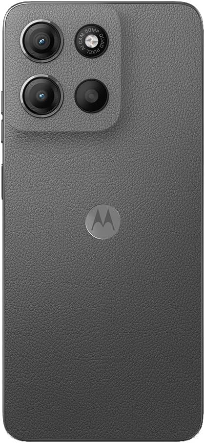 Motorola Moto G15 4G LTE (XT2521-2) 4+256GB Dual Sim | GSM Unlocked | International Model | for T-Mobile, Metro PCS, Mint & Tello - (Gray)