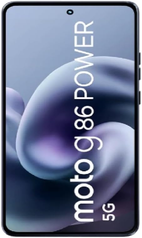 Motorola Moto G86 Power 5G Dual-SIM 256GB ROM + 8GB RAM (GSM Only | No CDMA) Factory Unlocked Smartphone - International Version (Spellbound/Navy)
