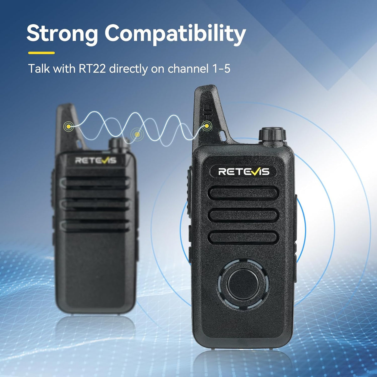 Retevis RT22S Walkie Talkies for Adults,Portable FRS Two-Way Radios(10 Pack) with 10 Way Multi Gang Charger, Handheld 2 Way Radio Rechargeable,Charging Progress Visible for Business Warehouse School