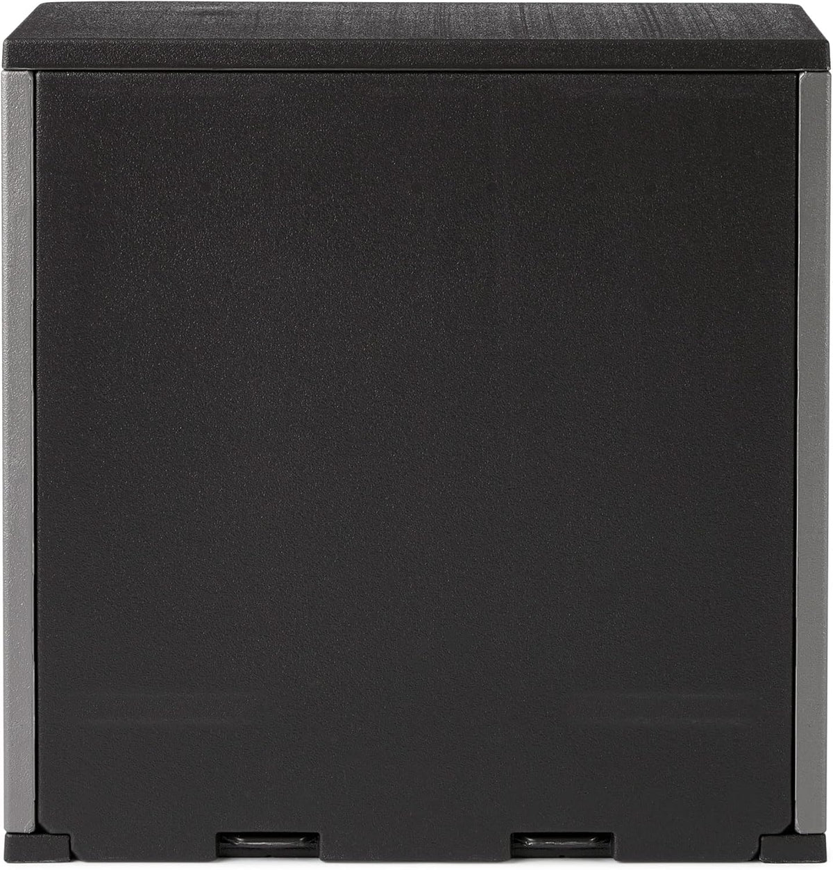 Suncast Wall Storage Cabinet for Garage Organization - 4 Cu. Ft. Wall Mounted Garage Cabinet with Shelf for Garden Supplies, Paint Cans & Outdoor Tools, Multi-Wall Resin Construction, Platinum
