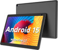 COOPERS Tablet 10 inch, Android 15 Tablet, 32GB ROM 1TB Expand Computer Tablets, Quad Core Processor 6000mAh Battery, 1280x800 IPS Touch Screen, 2+8MP Dual HD Camera, Bluetooth WiFi Tablets PC