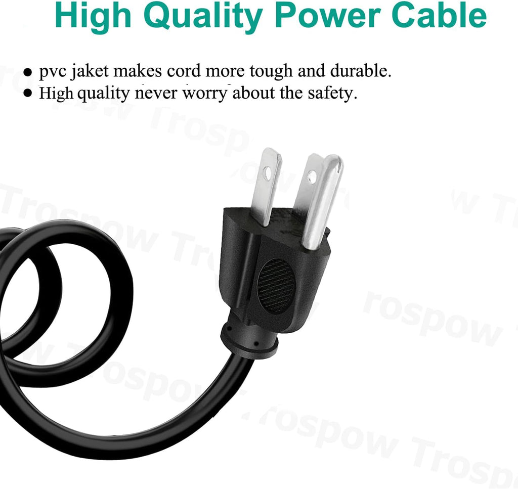 3 Prong Power Cord Replacement for Philips 241V8LB B0C8ZKV5R9 241V8LB 221V8LB 221V8 221V8L 221V8LN 271V8LB Monitor 8.2ft C5 AC Cable