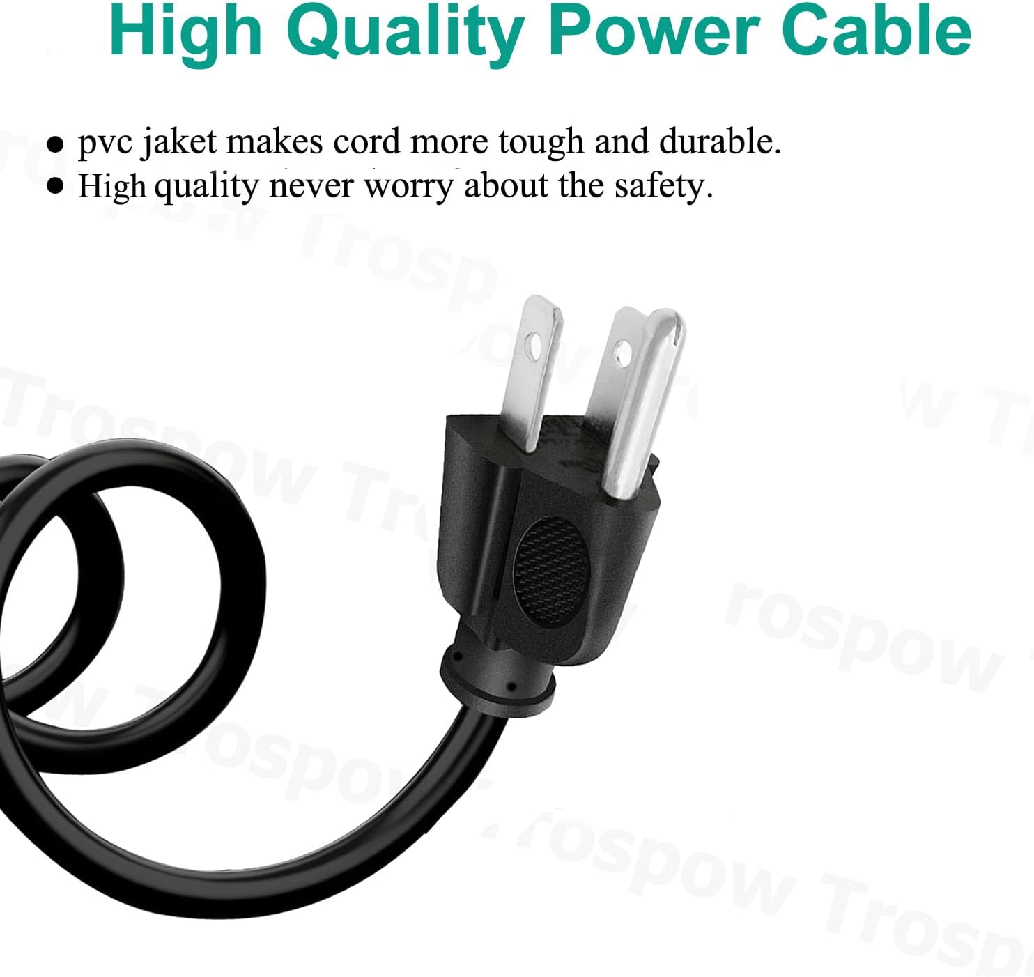 3 Prong Power Cord Replacement for Philips 241V8LB B0C8ZKV5R9 241V8LB 221V8LB 221V8 221V8L 221V8LN 271V8LB Monitor 8.2ft C5 AC Cable