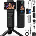 SJCAM C400 4K Travel Vlogging Camera,7H Recording Body Camera for YouTube Creators and Bloggers,6-Axis Stabilizer & 2.29'' Touch Screen,30M Underwater,Black,Camara para grabar contenido