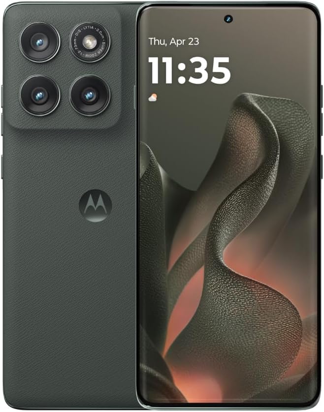 Motorola Edge 2025 5G | 256GB, 8GB | 6.7" FHD+, 50MP Triple 4K Camera | Carrier Unlocked for Verizon, T-Mobile, Metro, Global | XT2519, Pantone Deep Forest (Renewed)