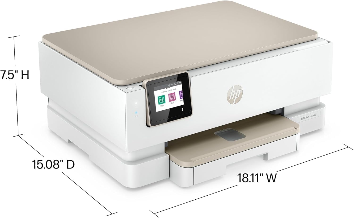 HP Envy Inspire 7255e Wireless Color Thermal Inkjet Printer, Print, scan, Copy, Easy Setup,Mobile Printing, Best-for-Home, Instant Ink (Renewed Premium)