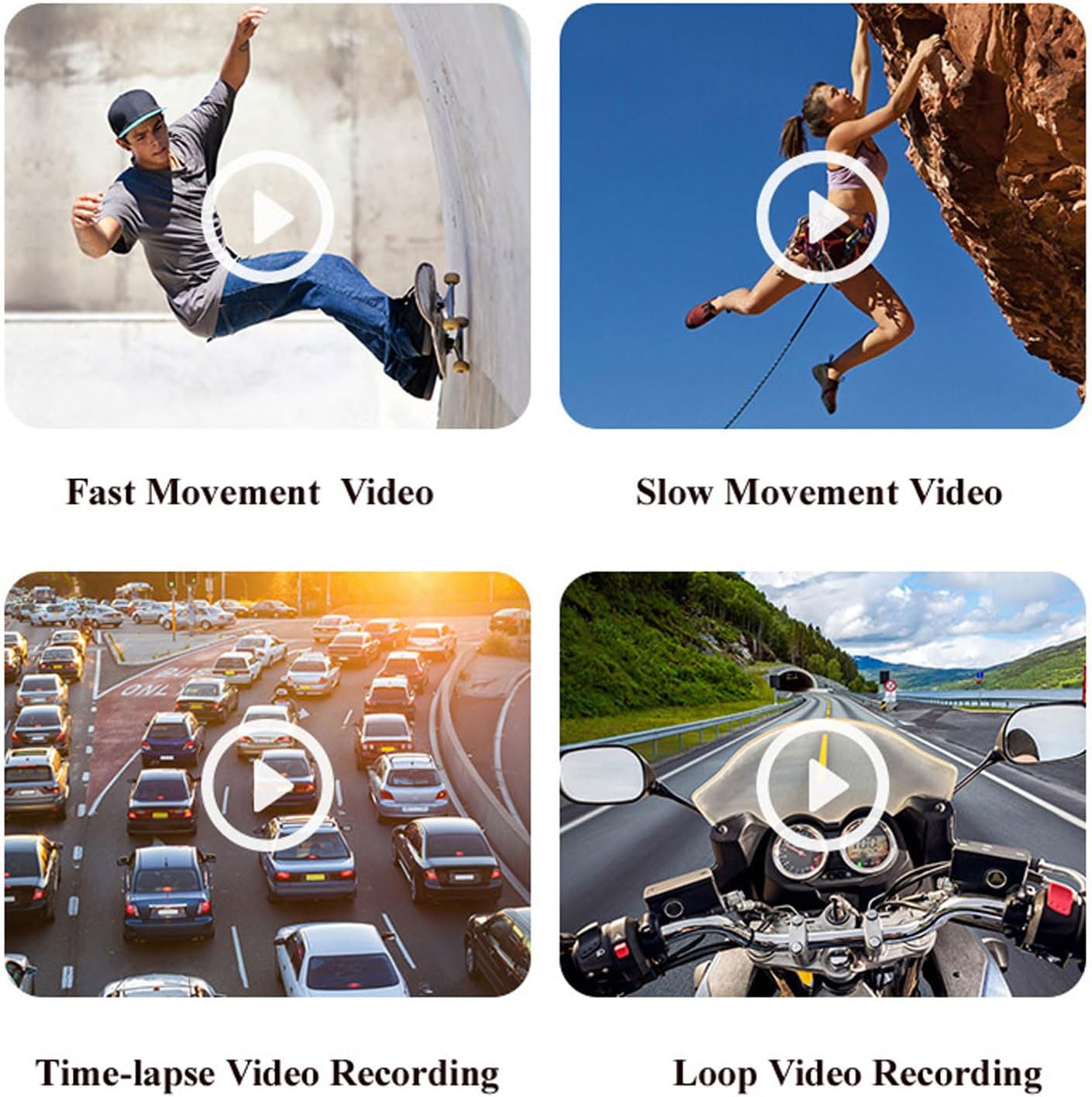 Yoidesu 4K Head Mounted Video Camera, 4K 60FPS 42MP Camcorder, Anti Shake 120° Wide Angle Wearable Camera with 2 Axis Stabilizer, APP Control for Vlog, Sports