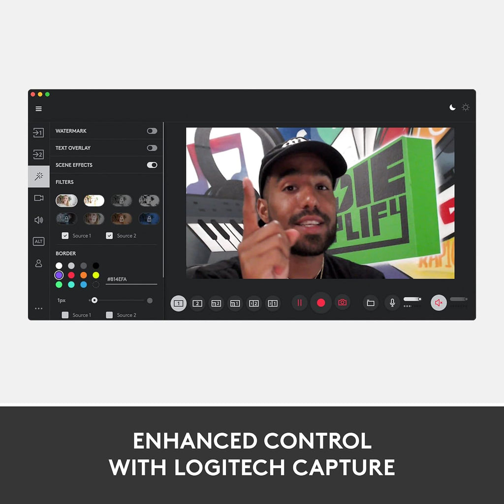 Logitech StreamCam Premium Webcam for Streaming and Content Creation, Full HD 1080p 60 fps, Works with Microsoft Teams, Google Meet, Zoom, Nintendo Switch 2's new GameChat mode, for PC/Mac – Graphite