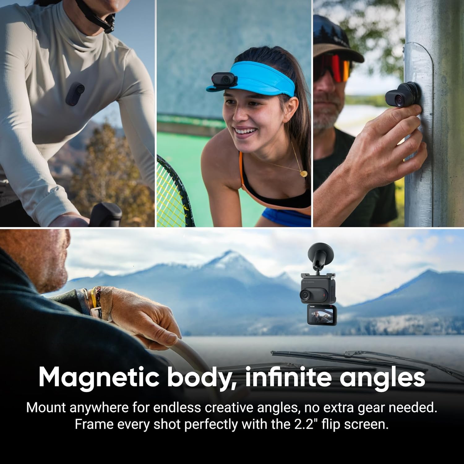 Insta360 GO 3S - 128 GB Black 4K Tiny Portable Vlogging Camera, Hands-Free POVs, Mount Anywhere .Stabilization, 140 Min Battery Life, 10m Waterproof, Pet POV