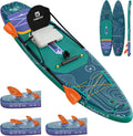 iTAOSTAR Adventure 12' × 35"/39" Inflatable Stand Up Paddle Board with Seat, Extra Wide SUP Board with 5 Fins Stable Design for Adults, Youth, All Skill Levels, Lakes, Oceans & Fishing