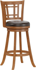 Hillsdale Fairfox 30.5" Wood Swivel Bar Height Stool, Oak