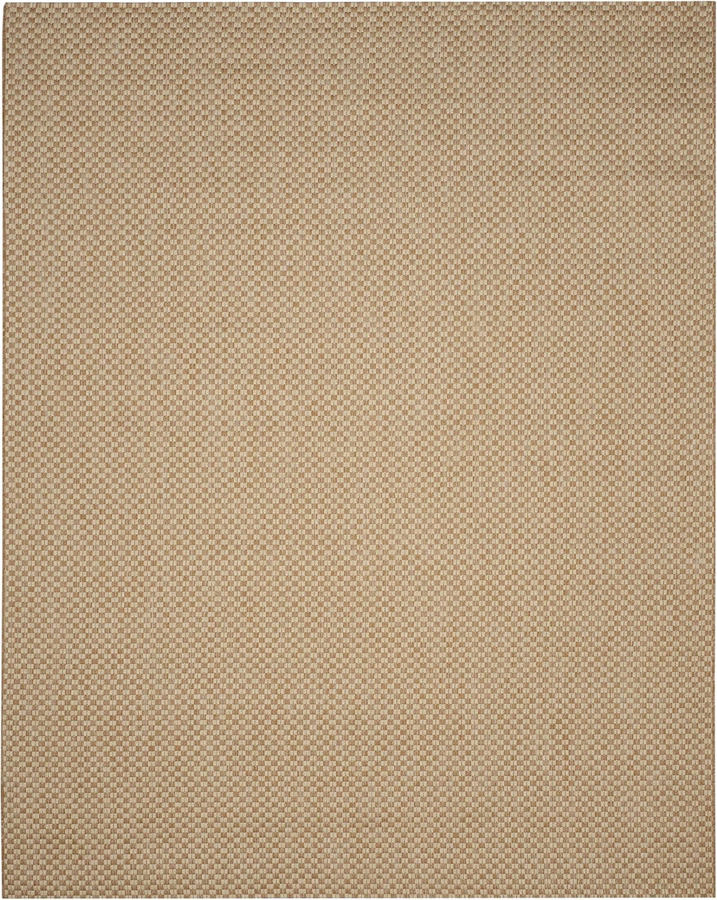 SAFAVIEH Courtyard Collection 8' x 10' Natural / Cream CY8653 Indoor-Outdoor Waterproof Easy-Cleaning Patio Backyard Mudroom Area-Rug