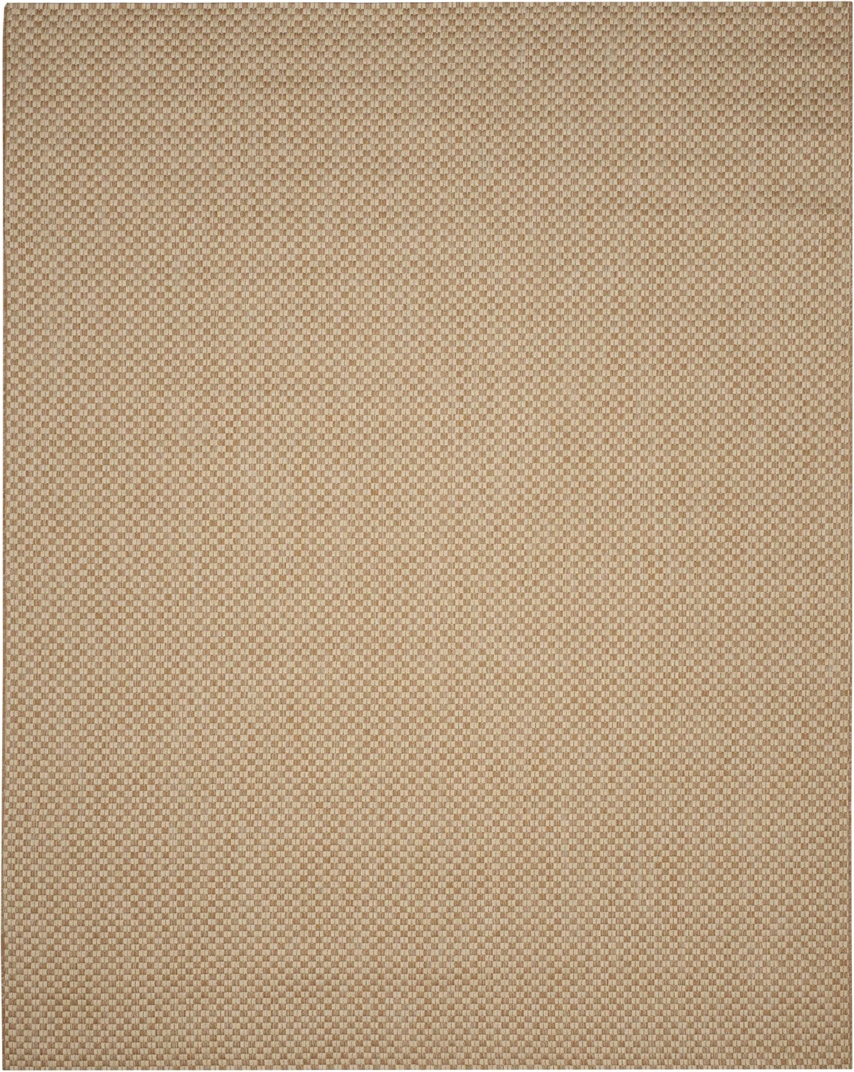 SAFAVIEH Courtyard Collection 8' x 10' Natural / Cream CY8653 Indoor-Outdoor Waterproof Easy-Cleaning Patio Backyard Mudroom Area-Rug