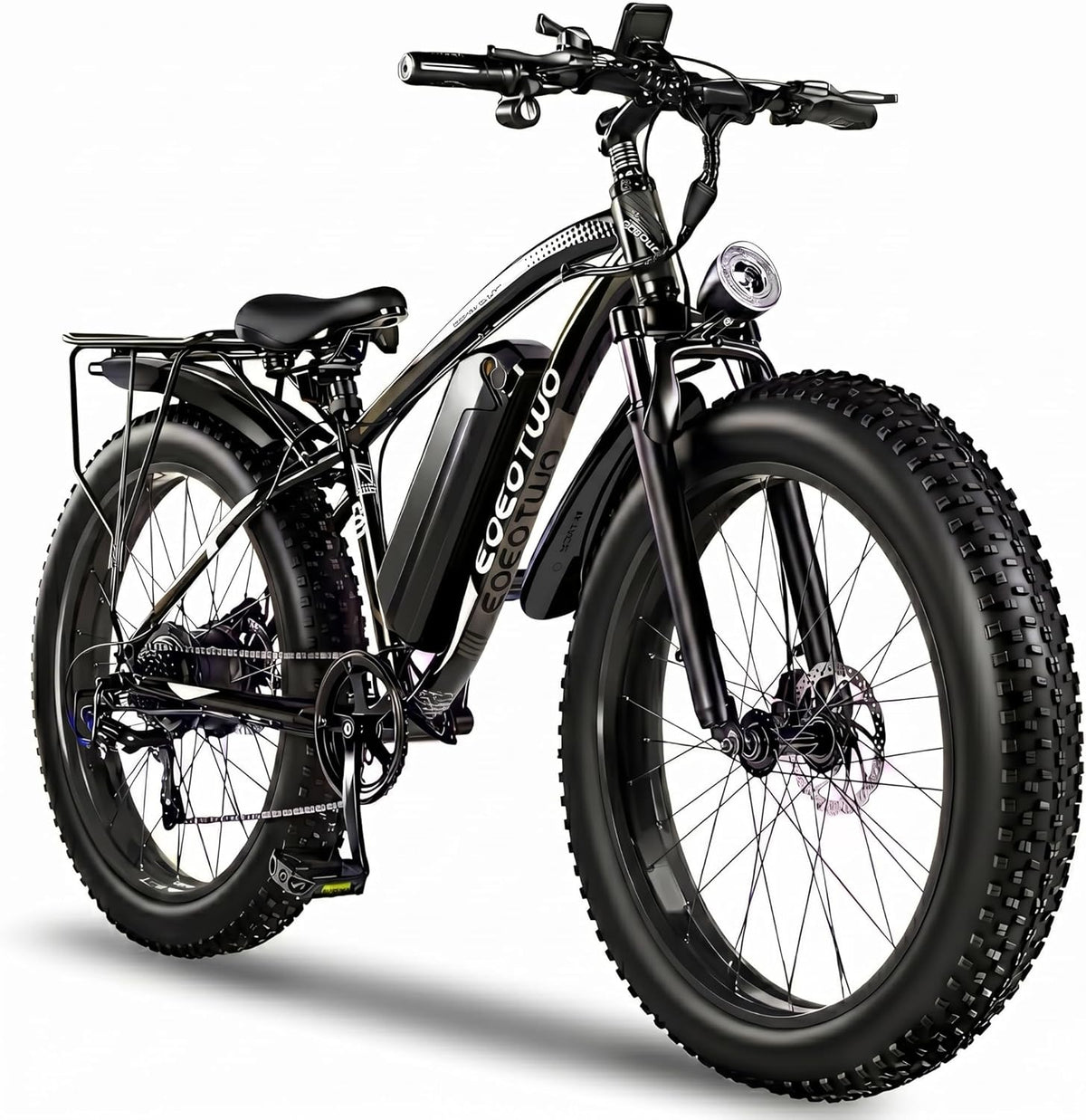 Electric Bike for Adults,1500W Peak Motor E Bikes, 26" Fat Tire Electric Bicycle, 20 MPH 60 Miles Electric Mountain Bike, Removable Battery, Dual Brake, 7 Speed