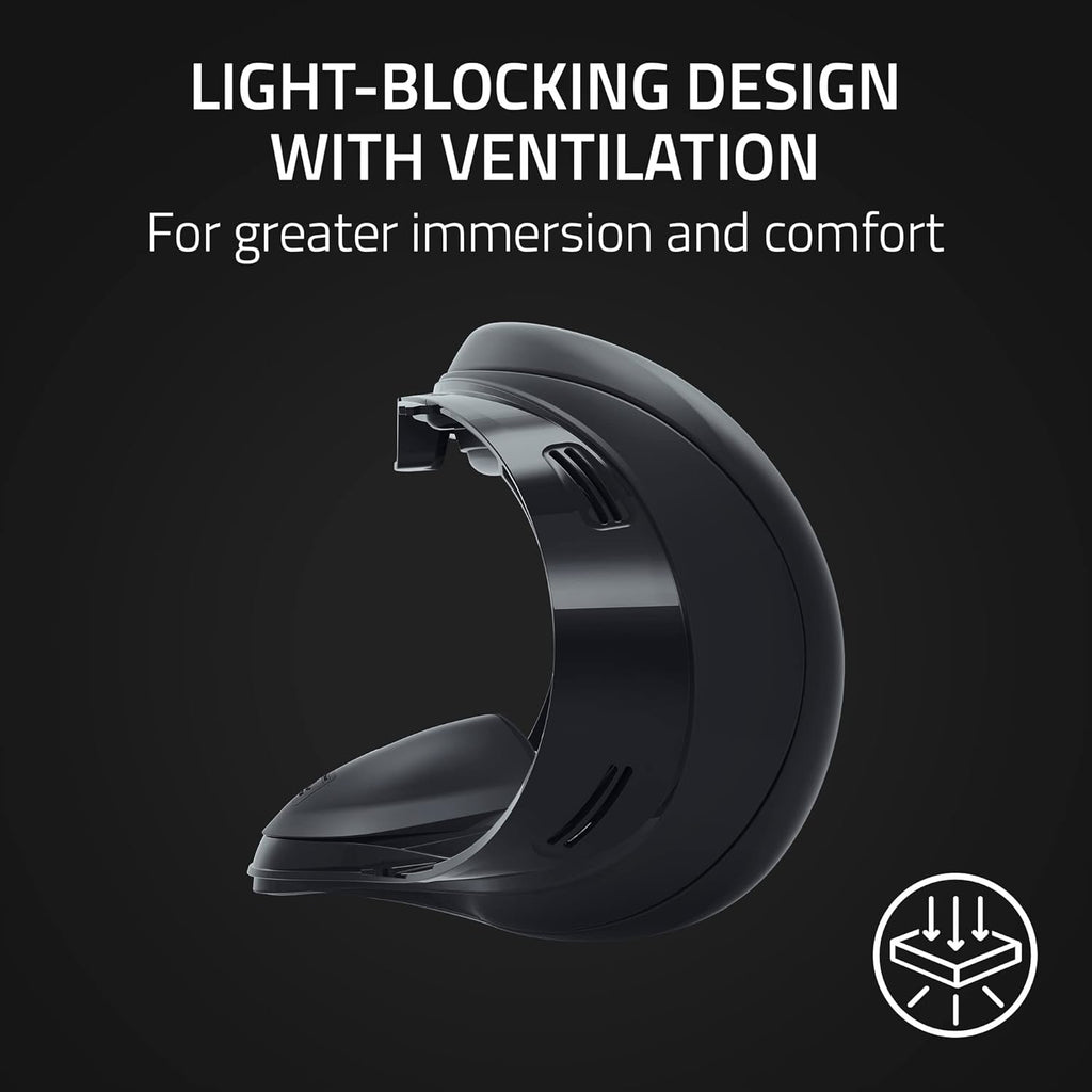 Razer Adjustable VR Head Strap System and VR Facial Interface for Meta Quest 2 Bundle - Designed for All Head Shapes - Soft, Adjustable Straps - Ergonomic Design