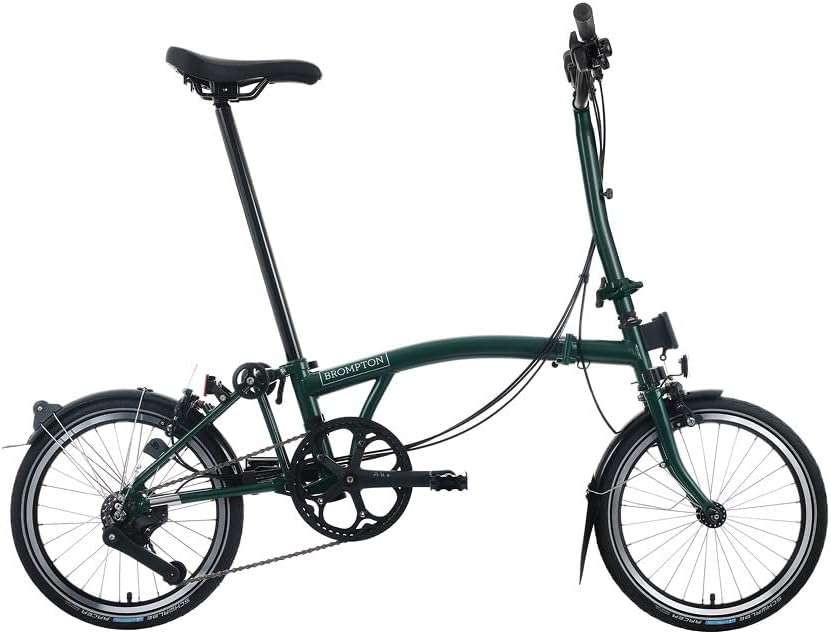 Brompton Folding Commuter Bike C Line 12-Speed | Compact, Lightweight, Urban Bike for Adults