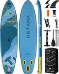 CETANA 11'6” x 35” Extra Wide Inflatable Paddle Board, 450 lb Capacity Wide Stable SUP, 2–3 Person Paddle Board for Photos, Aesthetic Photo-Ready Design, Beginner Friendly Stand Up Paddle Board