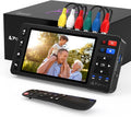 Portta VD22P VHS to Digital Converter with 5" HD Screen, Video Capture Recorder Convert to MP4 Compatible with VHS, VCR, DVR, DVD, Hi8, Mini DV, Gaming Consoles (VCR/VHS/DVD Player/Camcorder Required)