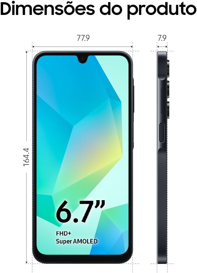 Samsung Galaxy A16 4G Dual SIM (128GB, 2025) 6.7" 90Hz AMOLED, Splash Resistant, 8Core, 50MP Camera (Factory Unlocked International Model for GSM, Global) A165M/DS (25W Fast Charger Bundle, Grey)