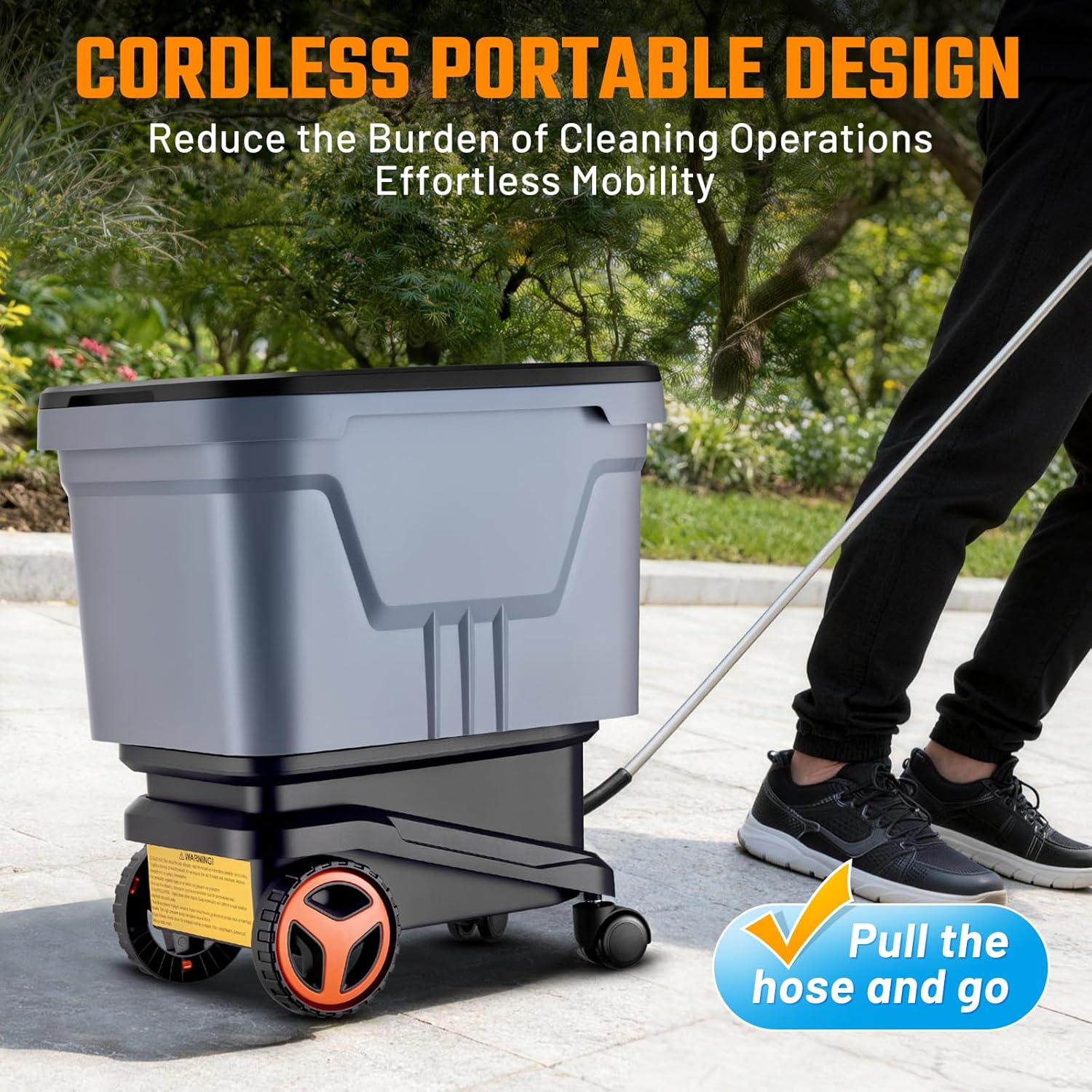 This Hill Cordless Pressure Washer with Water Tank, 2000 PSI Portable Power Washer, Brushless Motor, Dual 21V 4.0Ah Batteries, 3 Pressure Modes, Foam Cannon for Cars, Patio & Camping