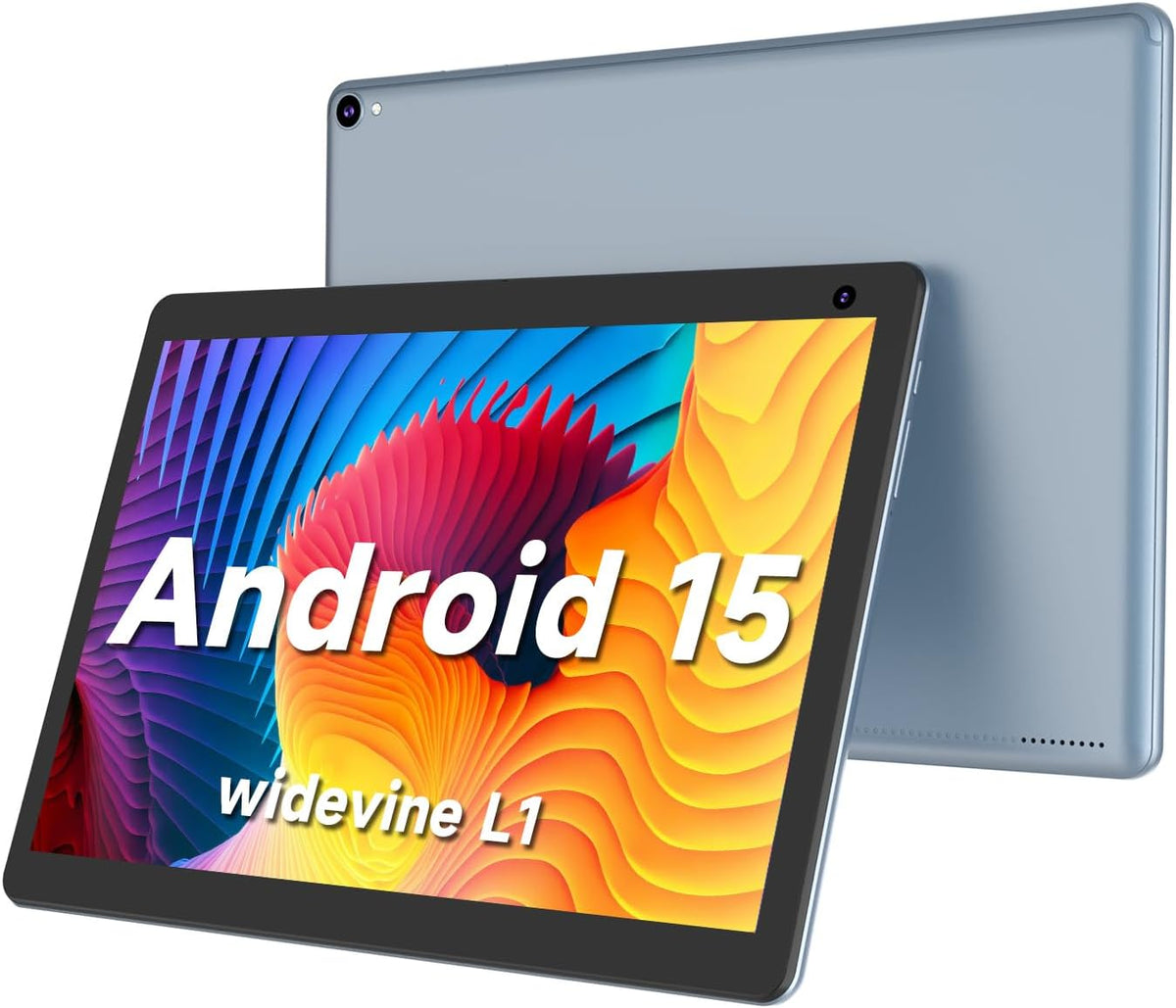 COOPERS Tablet 10 inch, Android 15 Tablet, 32GB ROM 1TB Expand Computer Tablets, Quad Core Processor 6000mAh Battery, 1280x800 IPS Touch Screen, 2+8MP Dual HD Camera, Bluetooth WiFi Tablets PC