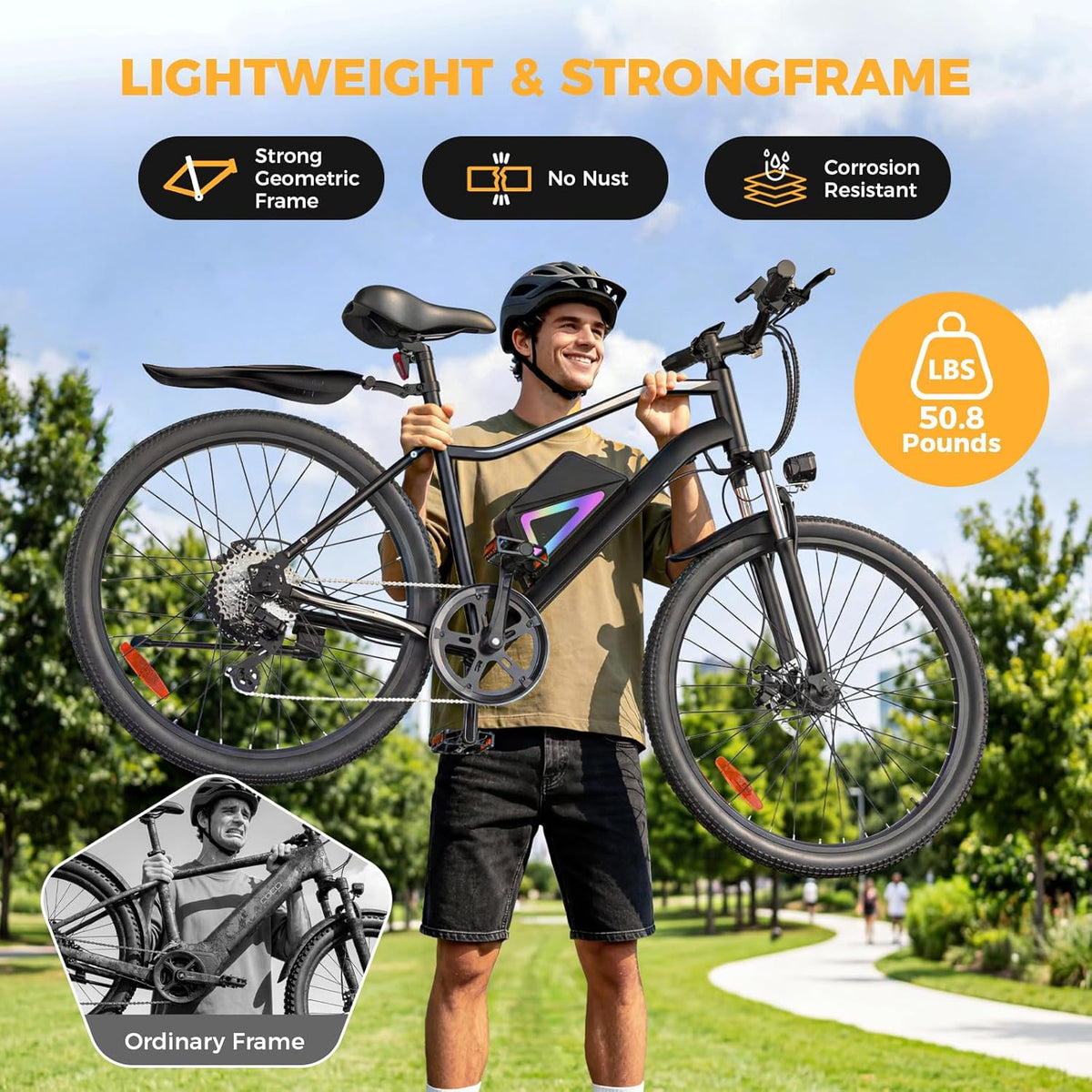 Electric Bike for Adults/Teens, 14" Foldable Commuter Ebike & 26" Electric Mountain Bike, 1500W/1000W Peak Motor Electric Bicycle for Commuting, 15/30/40 Miles Range 36V Battery