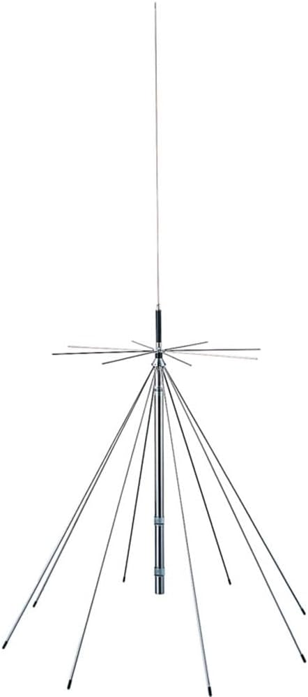 Scanner Antenna/Discone Antenna/GMRS Antenna with 10meter Cable PL-259 SMA, 25~1300 MHz Support CB, HF, AIR, UHF, VHF, FM, AM, FRS, GMRS, 1090MHz