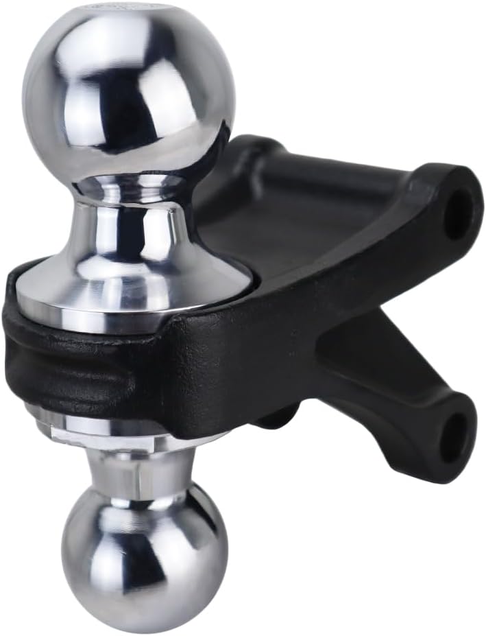 Shocker Air Hitch & Combo Ball (2" & 2-5/16" Balls), Fits 2" Hitch Chrome Combo 2" & 2-5/16" Balls