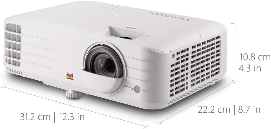 ViewSonic PX703HD 1080p Projector with 3500 Lumens DLP 3D Dual HDMI Sports Mode and Low Input Lag for Gaming, Stream Netflix with Dongle