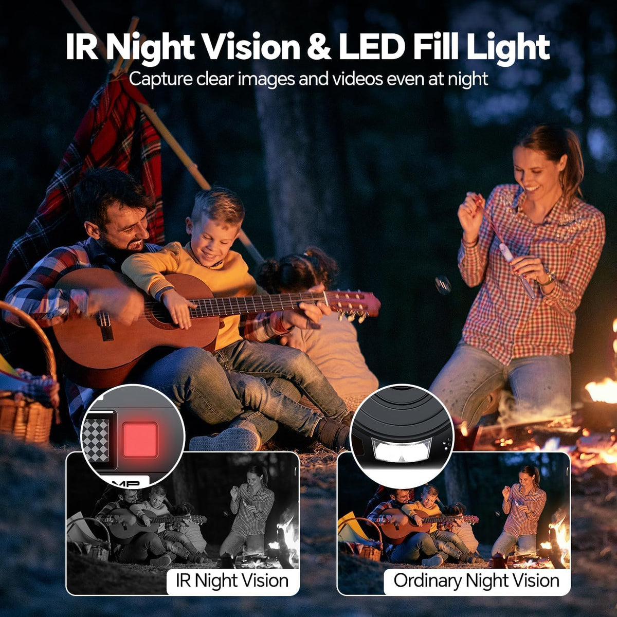 Camcorder Video Camera 5K 56MP Vlogging Camera for YouTube with 3" 270° Flip Touchscreen, Night Vision, WiFi, Webcam, Microphone, 64GB Card, Batteries, Remote, Tripod - Beginner Content Creator Kit