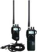 Uniden PRO538HHFM, “2 in 1” Dual Handheld/Mobile Emergency CB Radio with New FM Mode, Full 40 Channels, NOAA Weather Alerts, and Selectable 4-Watts HI/1-Watt Low Output Power.