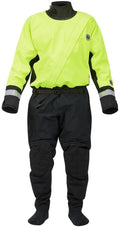 Mustang MSD576 Water Rescue Dry Suit - Fluorescent Yellow Green-Black - Large