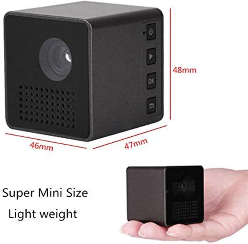 Mini Projector with , Smart DLP Projectors for Outdoor Indoor Movies, Mobile Projector Bracket