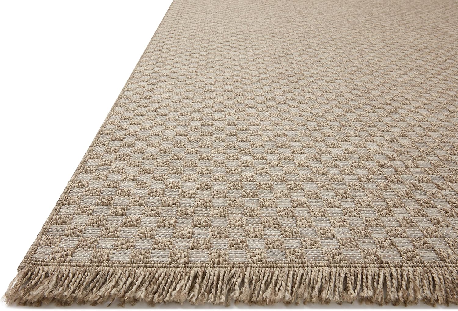 Loloi Dawn Collection Indoor/Outdoor DAW-02 Tan 7'-8" x 10' Area Rug