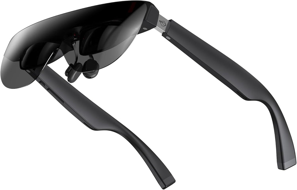 AiRA XR/AR Glasses with 160" 45°FOV 120Hz 5000 Nits, Myopia Adjust, Ultra-Wide Resolution Video Display Glasses for iPhone 17/16/15, Steam Deck, ROG, Switch, Mac, PC, Android & iOS, Black