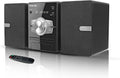 Home Stereo System with CD Player, FM Radio, Bluetooth, AUX in, USB in, Earphone Jack, Remote Control Included, 30W HiFi Shelf Stereo System