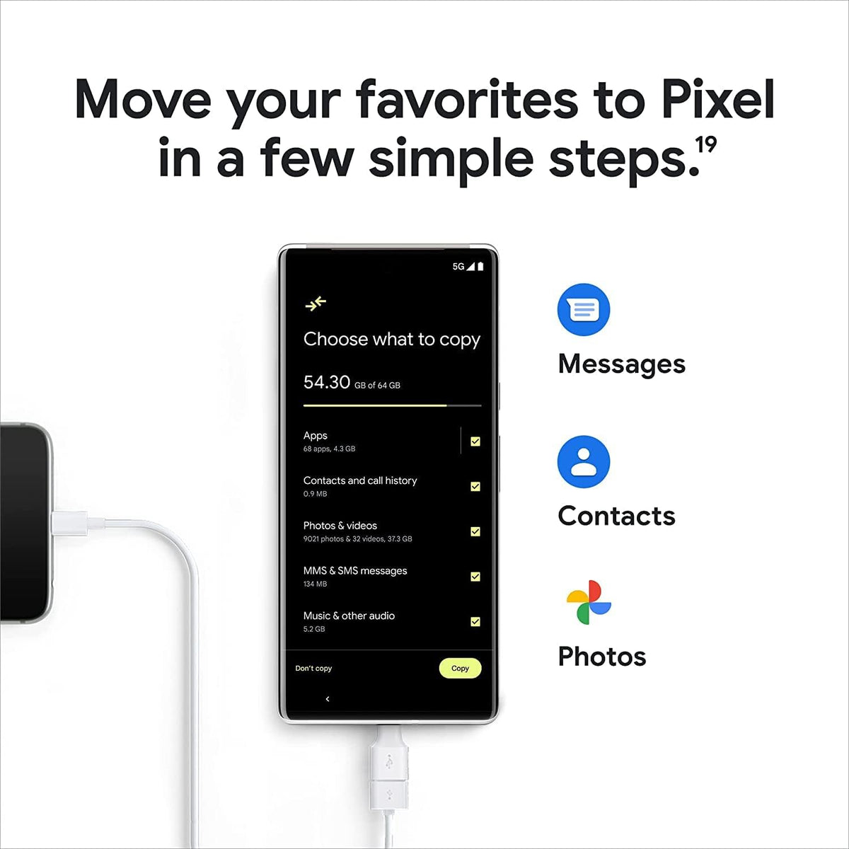 Google Pixel 6 Pro - 5G Android Phone - Unlocked Smartphone with Advanced Pixel Camera and Telephoto Lens - 256GB - Cloudy White