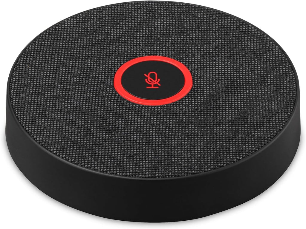 ViewSonic VB-MIC-201 USB Omnidirectional Speakerphone Conference Microphone w/Noise Cancellation, and 360° Pickup for Home and Office