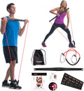 Core System Portable Home Gym - Resistance Trainer All-in-One Band + Bar Kit, Full Body Workout: Improve Fitness, Build Muscle, Strength Exercises with Marie Osmond Workout DVD Included
