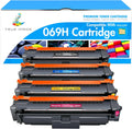 069H 069 Toner Cartridge Set MF753Cdw MF750C Replacement for Canon MF753Cdw 069 069H Toner Cartridges for Canon Color ImageCLASS LBP674C Series MF751Cdw LBP674Cdw M753 M751 Printer Ink B/C/Y/M 4 Pack