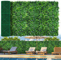 Grooy Artificial Boxwood Roll Panels, Grass Wall Panels 60"x120"(50 SQFT), Privacy Hedge Fence Screen with UV Protection, Fake Greenery Backdrop for Indoor Wedding and Outdoor Garden Backyard