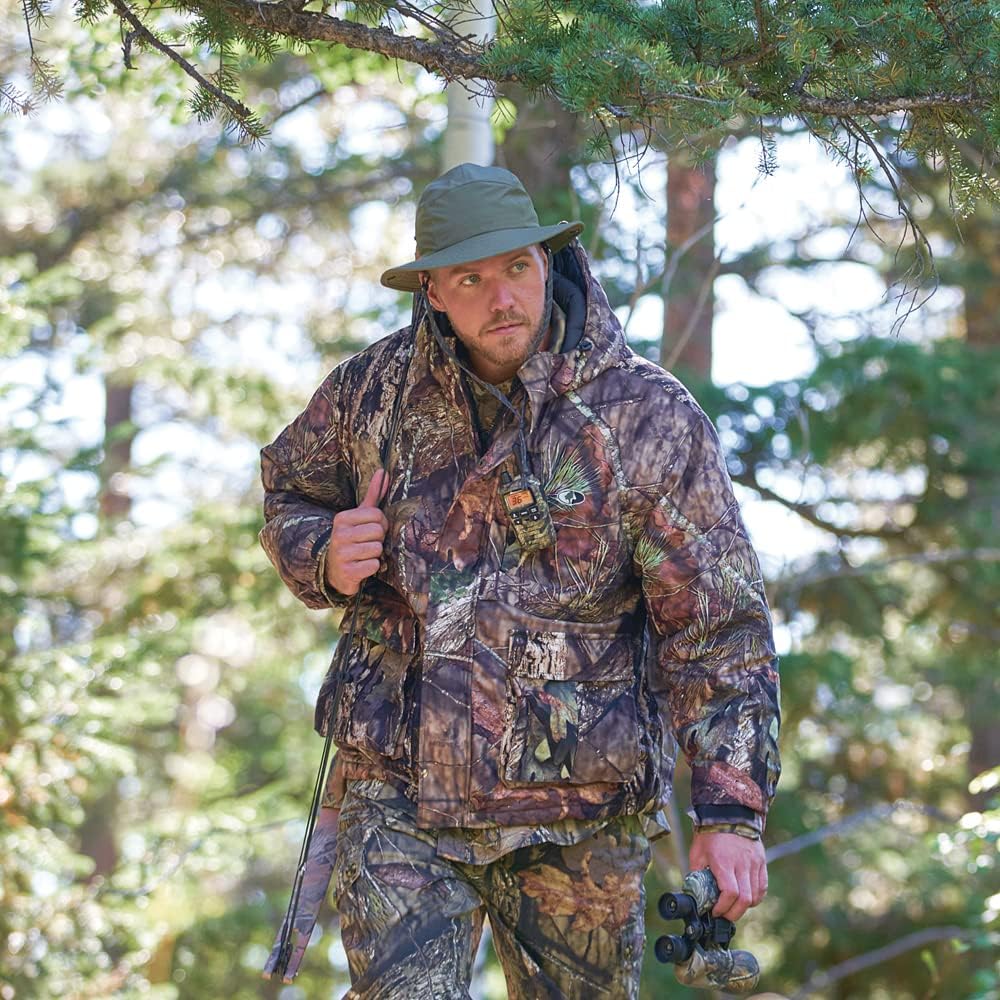 Midland® - T75VP3 - 36 Channel FRS Two-Way Radio - Long Range Walkie Talkie, 121 Privacy Codes, & NOAA Weather Scan + Alert - Mossy Oak Camo - Set of 2