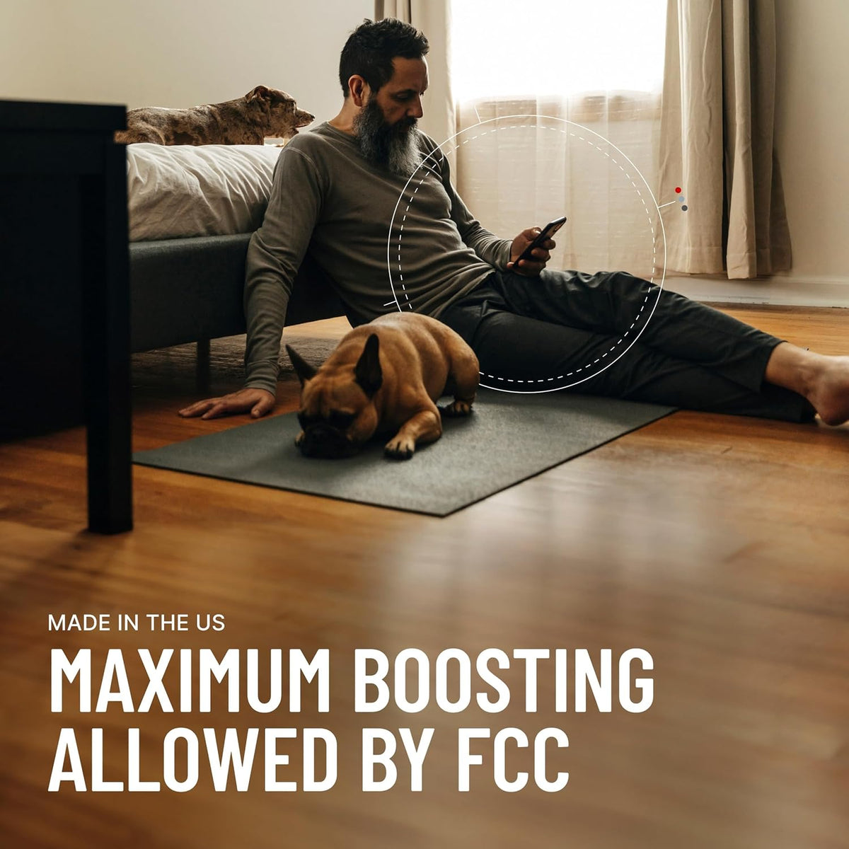 weBoost Home Studio Omni - Cell Phone Signal Booster | Boosts 4G LTE & 5G for all U.S. & Canadian Networks - Verizon, AT&T, T-Mobile & more | Made in the U.S. | FCC Approved (model 471166)