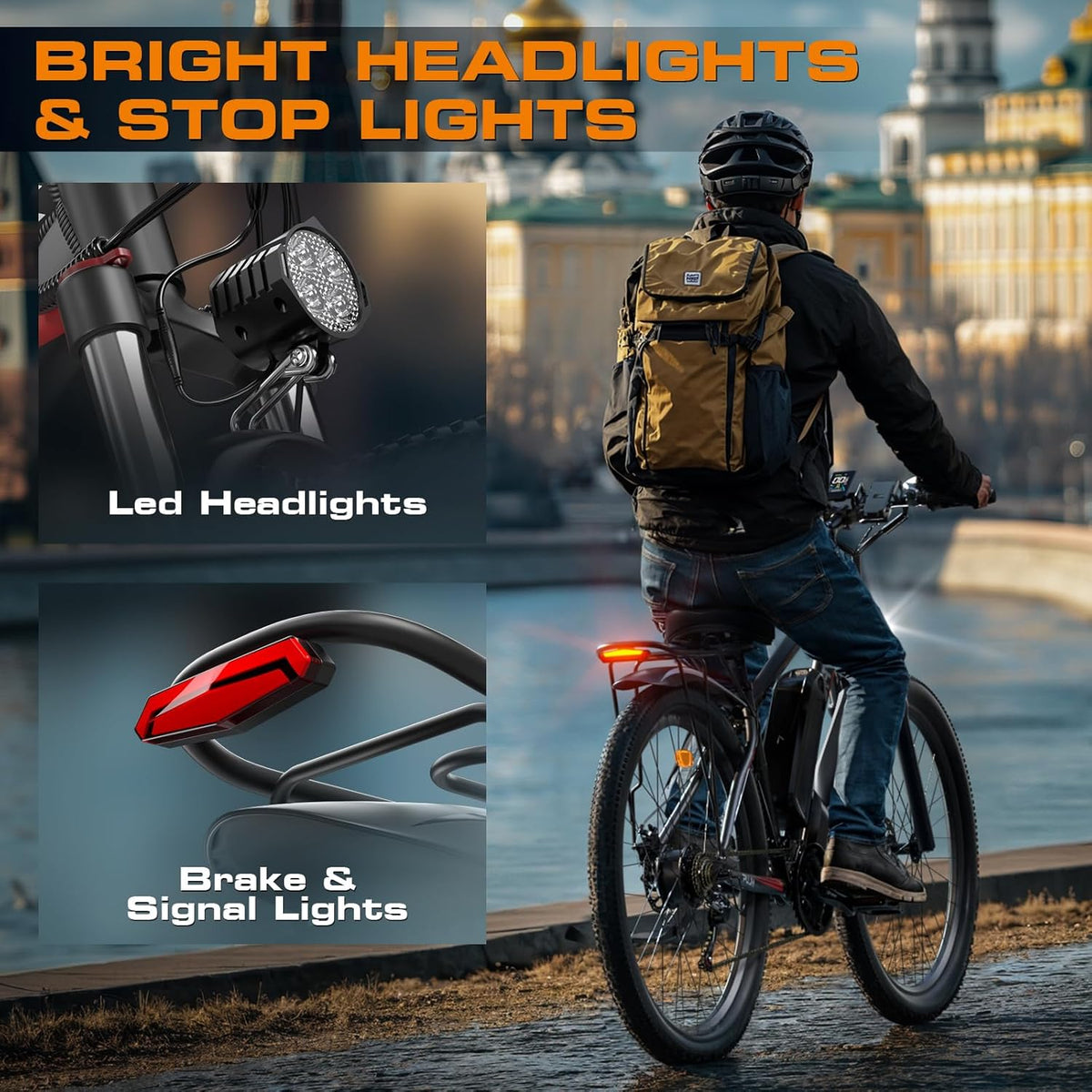 2000w Electric Bike for Adults PU1,Max 34 MPH Speed Up to 80 Miles Range,29" Tire with 48V 17.5Ah Removable Battery,Fast City Commuter Electric Bicycles for Mountain Road Sand Snow for Men Women