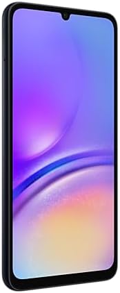 SAMSUNG Galaxy A05 (SM-A055M/DS), 128GB 4GB RAM, Dual SIM, Factory Unlocked GSM, International Version (Wall Charger Bundle) - (Black)