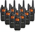 Midland LXT600VP3 36 Channel FRS Two-Way Radio - Up to 30 Mile Range Walkie Talkie - Black (Pack of 10)