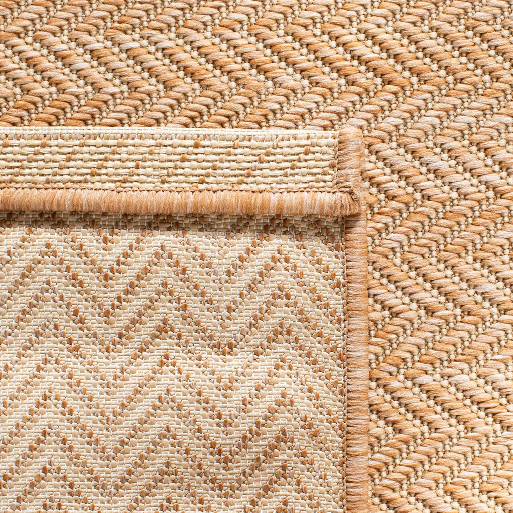 SAFAVIEH Washable Rug Outdoor Courtyard Collection - 9' x 12', Natural & Cream, Non-Shedding & Easy Cleaning, Ideal for Patio, Backyard, Mudroom (CY8022-03012)