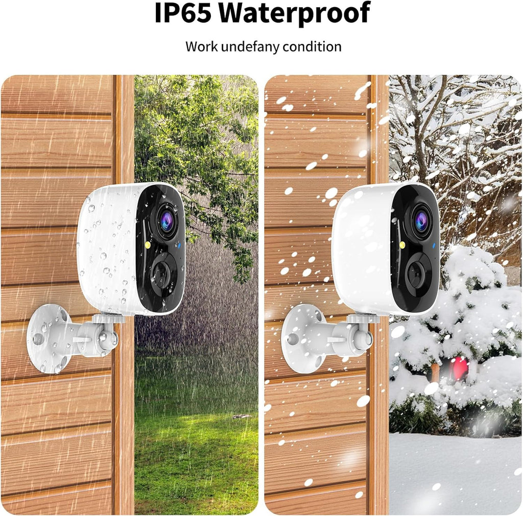 2K FHD Solar Powered Security Cameras Wireless Outdoor,WiFi Wireless Cameras,Outside Cameras for Home Security,AI Motion Detection,Color Night Vision,Spotlight,Siren Alarm,SD/Cloud Storage,4 Pack
